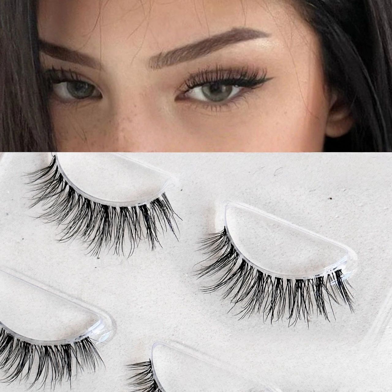 Thai Natural Messy False Eyelashes