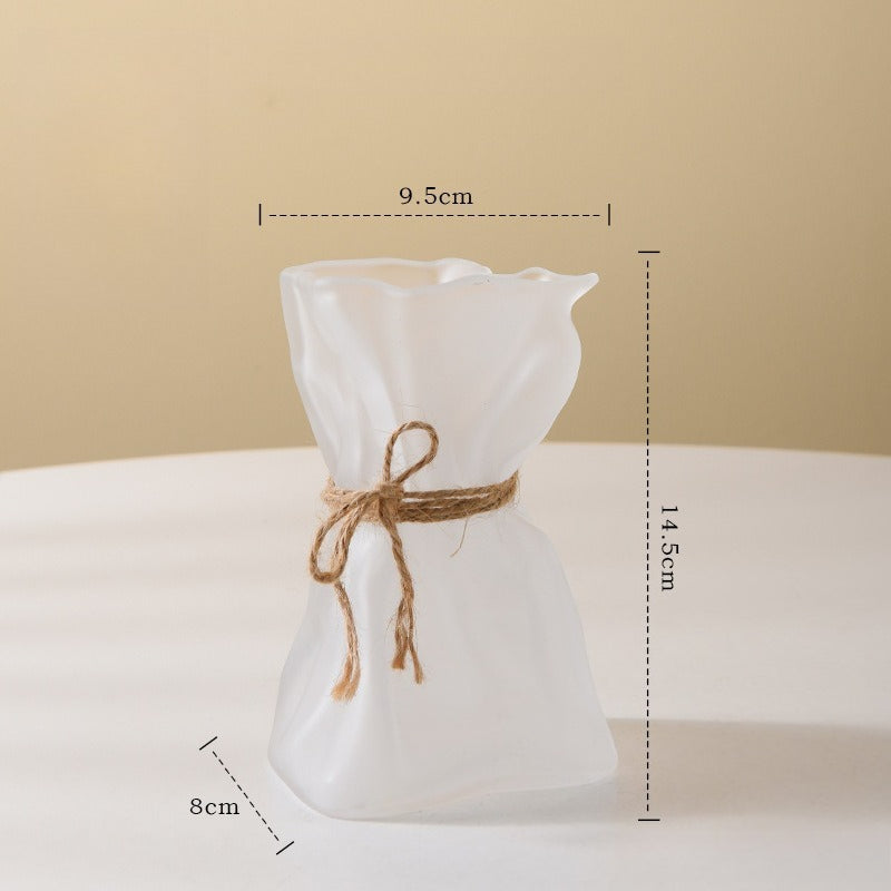 Irregular Transparent Glass Vase - Modomu