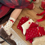 Festive Bow Thermal Socks