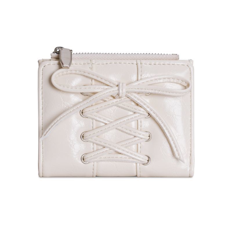 Compact Bow Strap Wallet