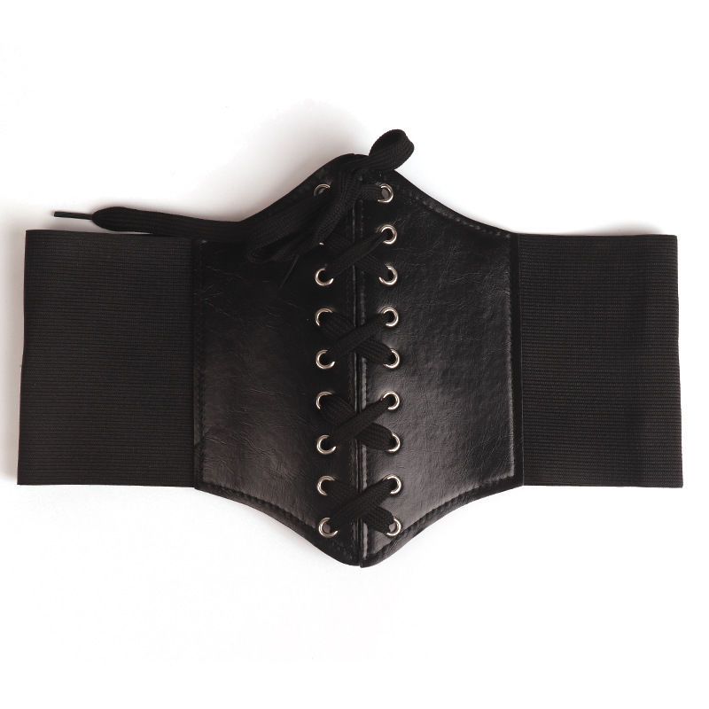 Retro Lace Wide Waist Belt - Modomu