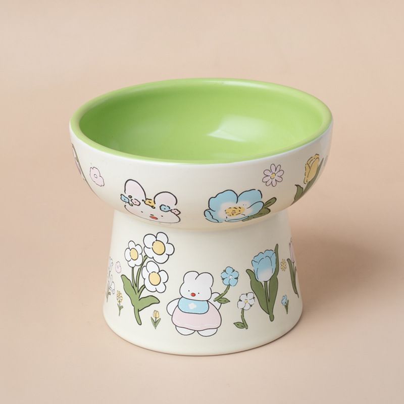 Raised Pet Food and Water Bowl
