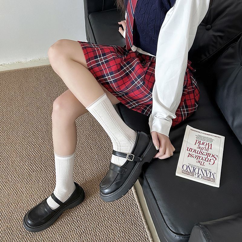Ruffle Cuff Pointelle Ballet Socks