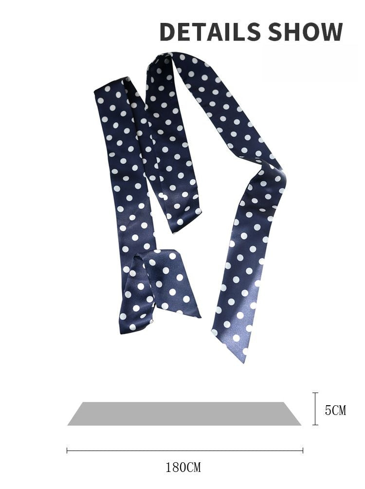 Retro Polka Dot Silk Tie - Modomu
