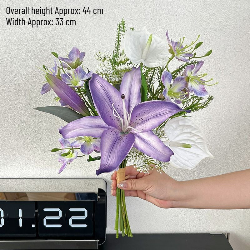 Artificial Flower Bouquet Decor
