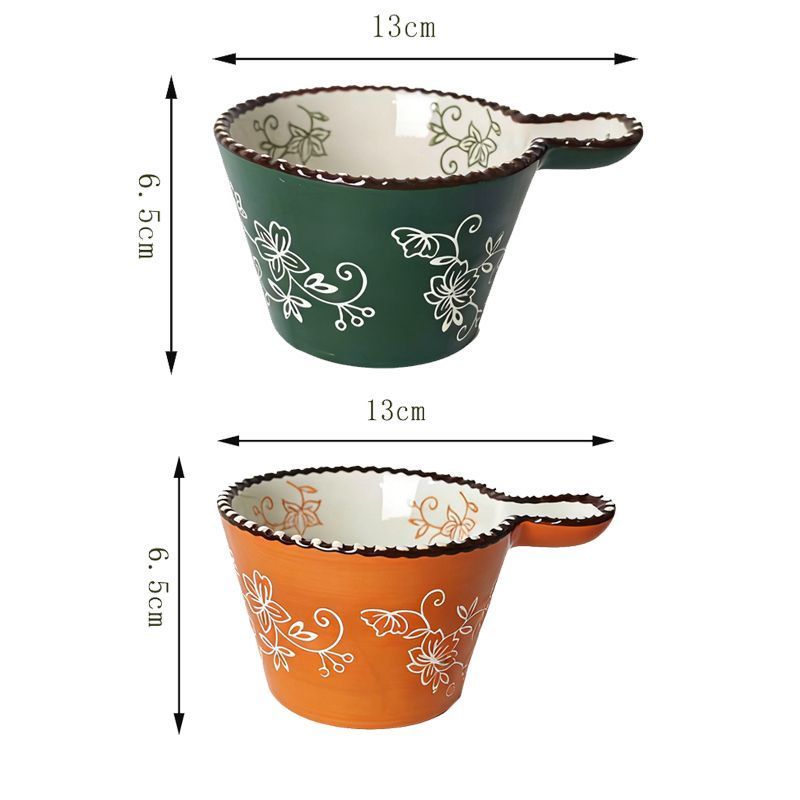 Beaded Handle Dessert Bowl