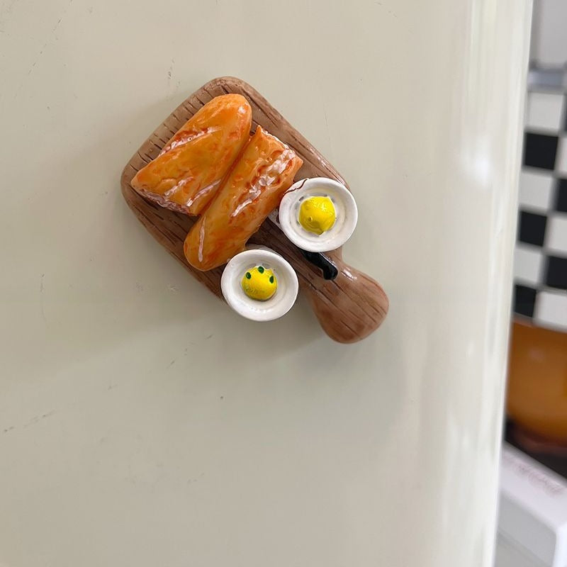 Floral Fridge Magnet Sticker