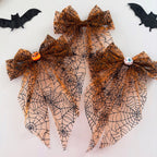 Cobweb Mesh Hair Bow