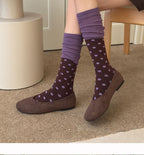 Polka Dot Slouch Socks
