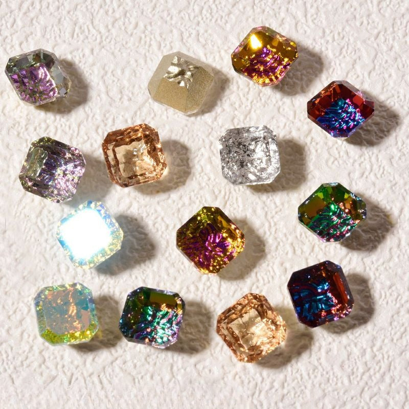 Foil Relief Square Stones