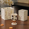 Bow Flower Ceramic Goblet Mug - Modomu