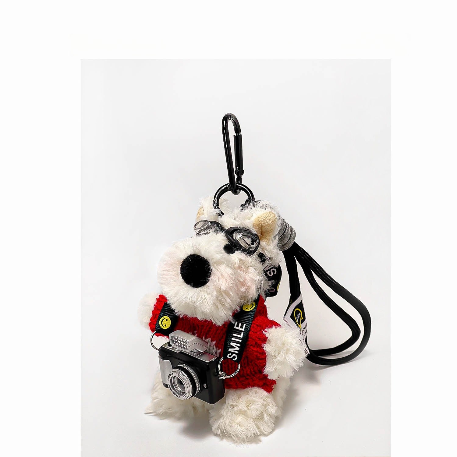 Cartoon Puppy Plush Keychain