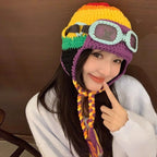 Aviator Goggle Earflap Hat