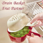 Handled Apple Fruit Drain Basket - Modomu