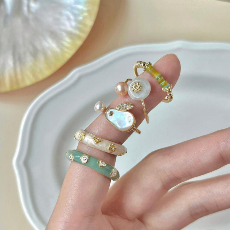 Bunny Pearl Statement Ring - Modomu