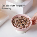 Ceramic Pet Slow Feeder Bowl