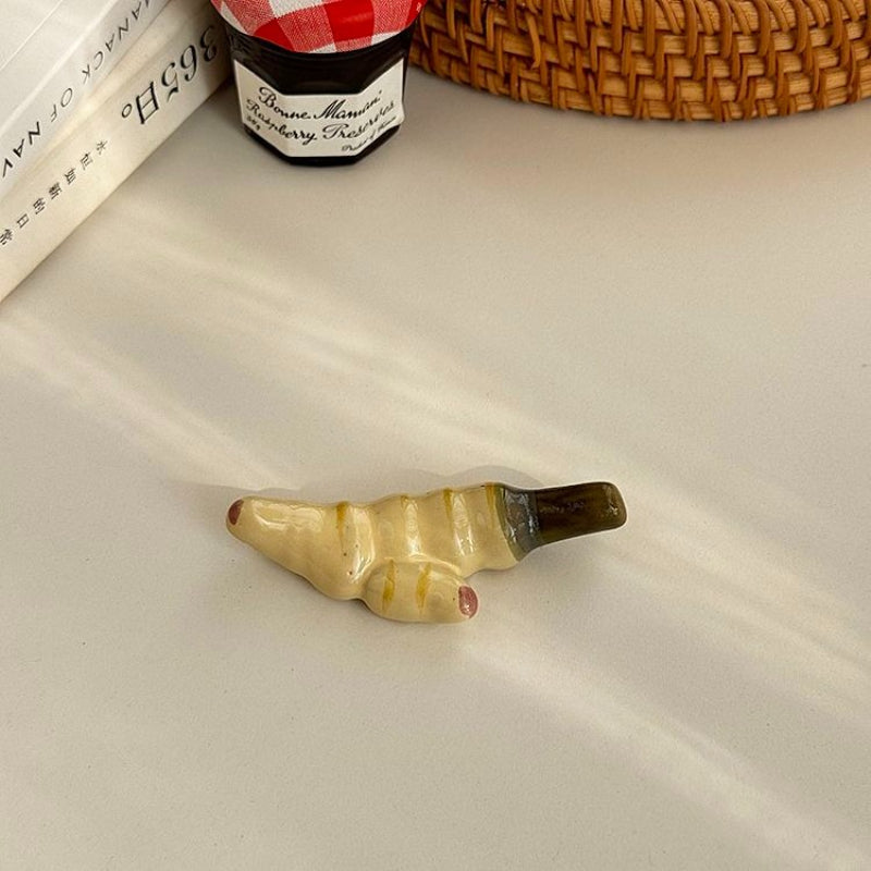 Hand-Painted Vegetable Chopstick Rest