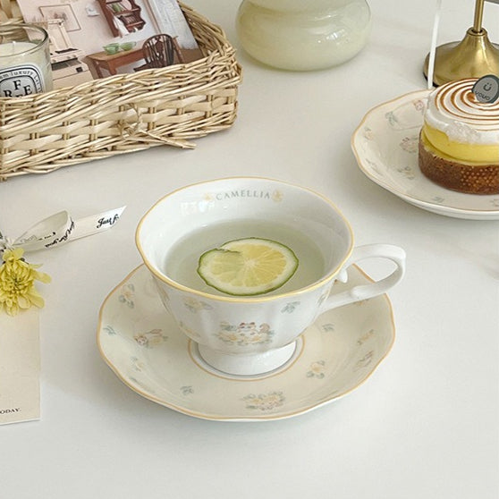 Camellia Muppet Cat Ceramic Cup