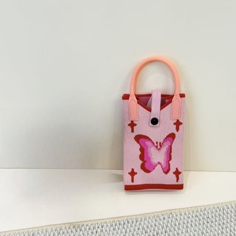 Knit Animal Phone Bag
