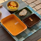 Speckled Square Serving Tray