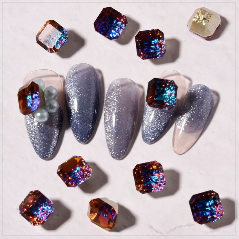 Foil Relief Square Stones