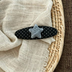 Polka Dot Star Snap Clip