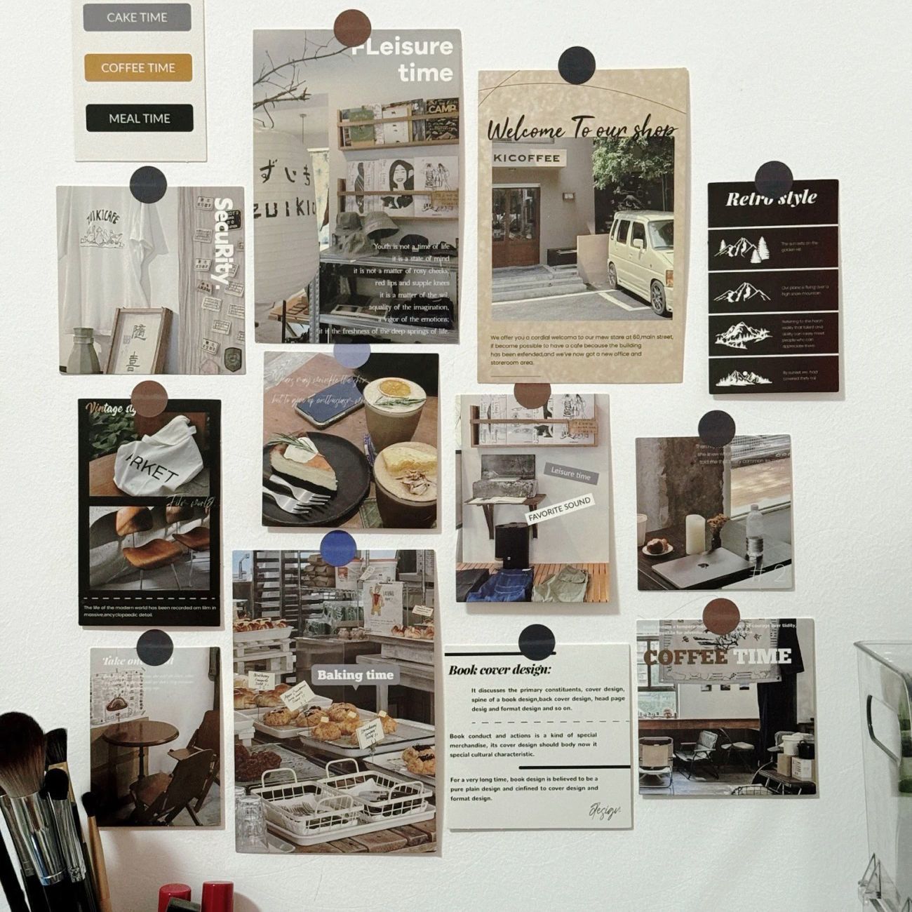 Korean Aesthetic Wall Art Cards