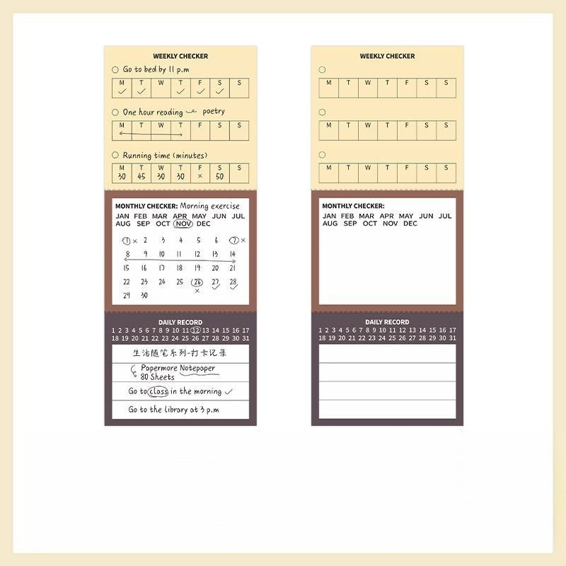 Life Essay Checklist Pad