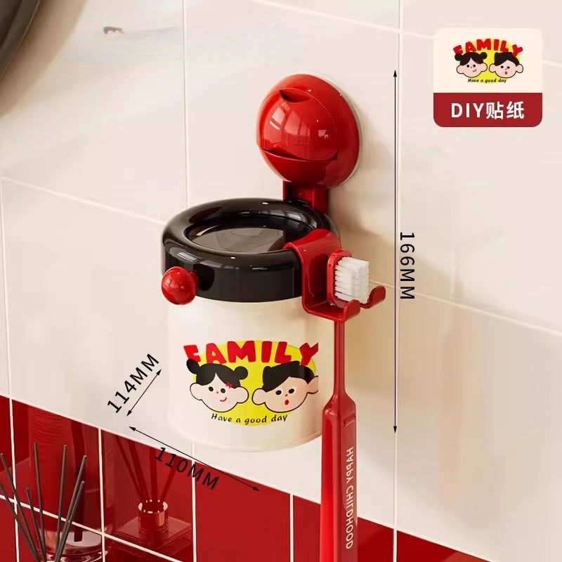 Magnetic Toothbrush Rack Cup Set