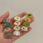 Oval Dried Flower Hair Clip - Modomu