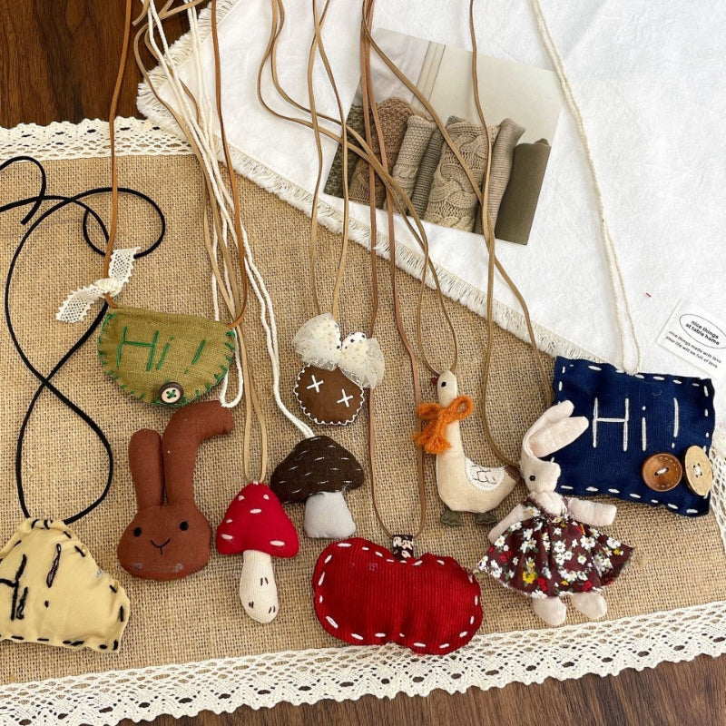 Handmade Kids Fabric Necklace - Modomu