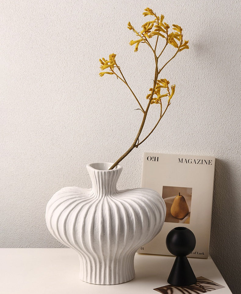 Wabi Sabi Ceramic Flower Vase