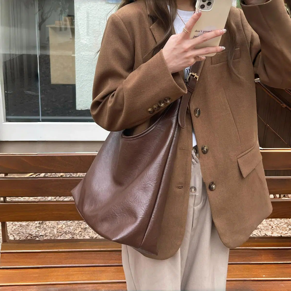 Soft Leather Retro Messenger Bag - Modomu