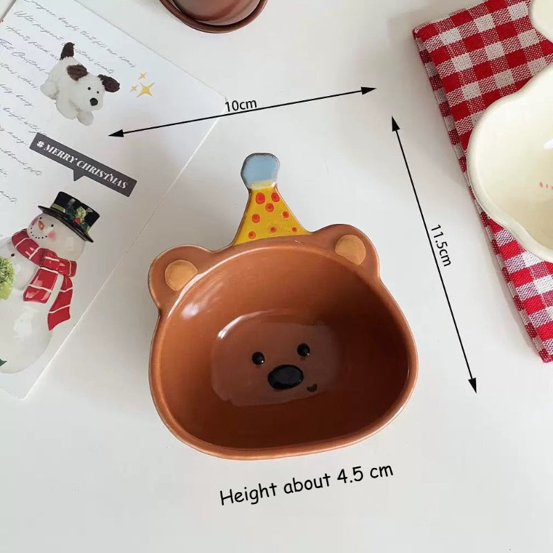 Cartoon Animal Ceramic Sauce Plate
