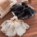 Romantic Double Layer Lace Scrunchie