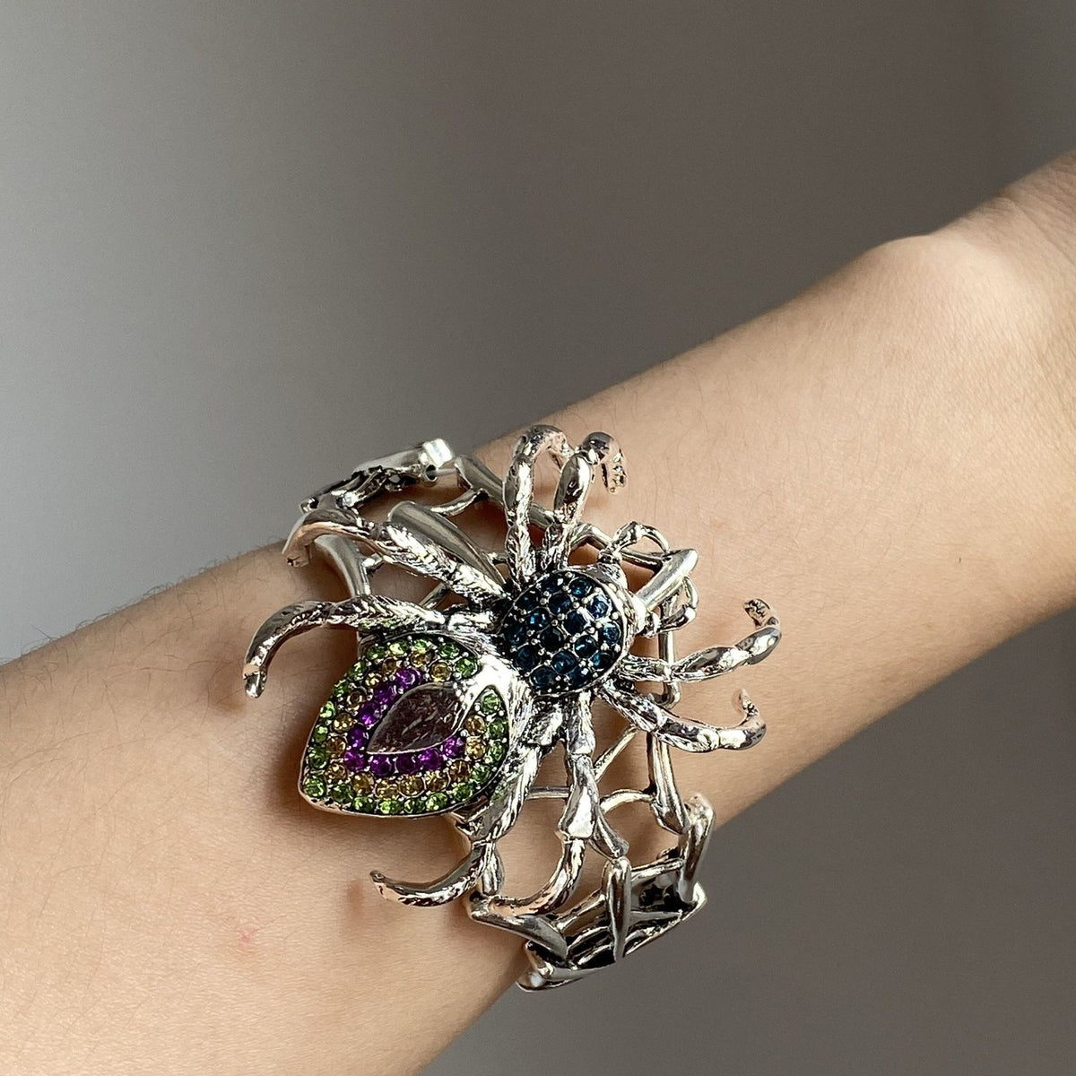 Jewelled Spider Cuff
