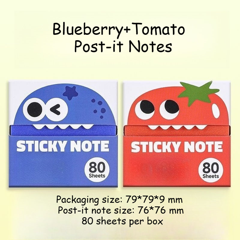 Fruit Monster Sticky Notes
