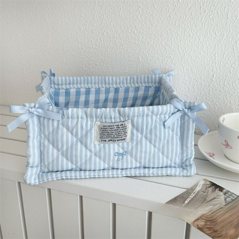 Fabric Desktop Storage Basket