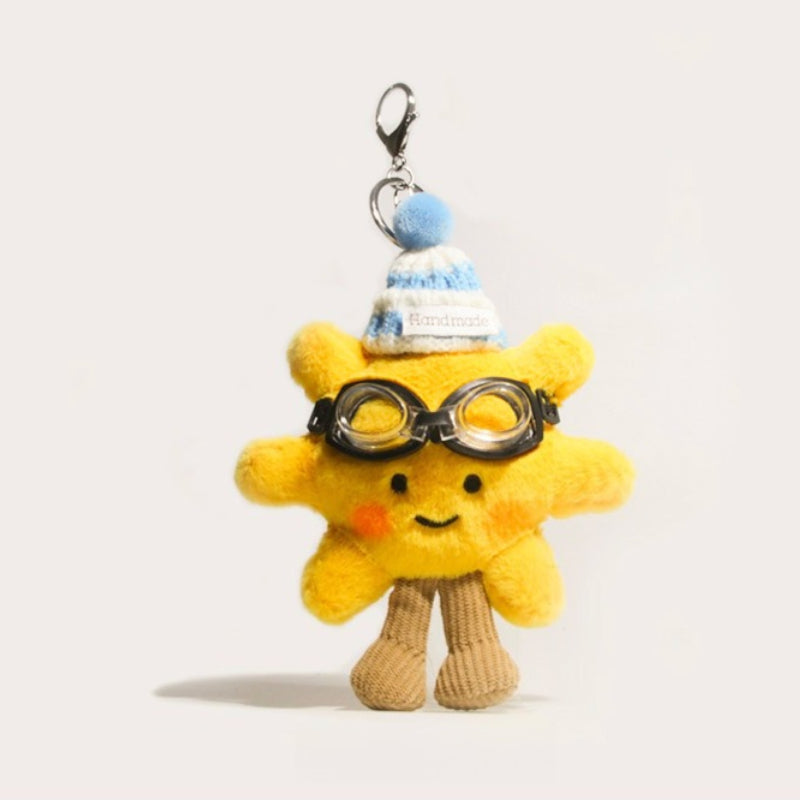 Sunflower Plush Bag Charm Keychain - Modomu