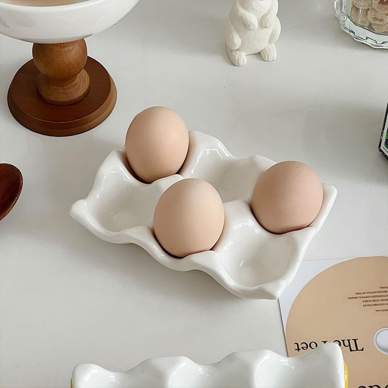 Wavy Rim Egg Tray