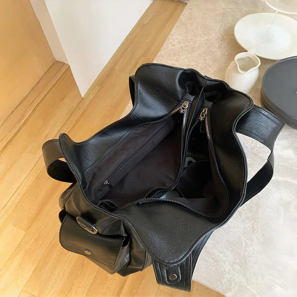 Black Retro Premium Tote Bag