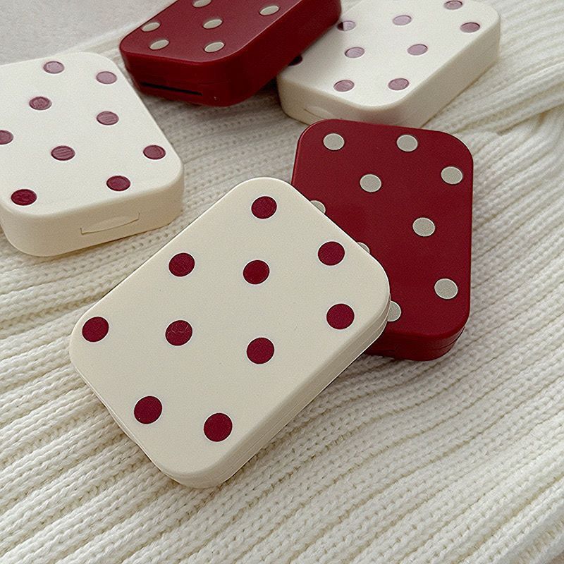 Polka Dot Contact Lens Case