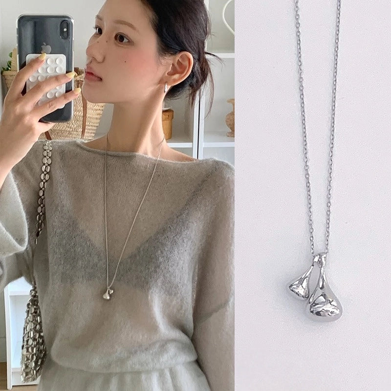 Minimal Pendant Necklace With Shine - Modomu