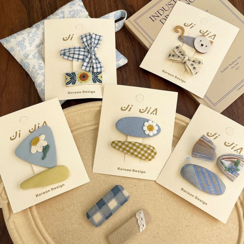 Floral Fabric Hair Clip - Modomu