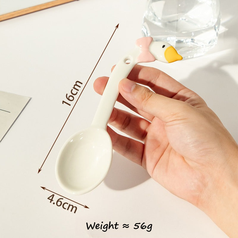 Cartoon Ceramic Dessert Spoon - Modomu