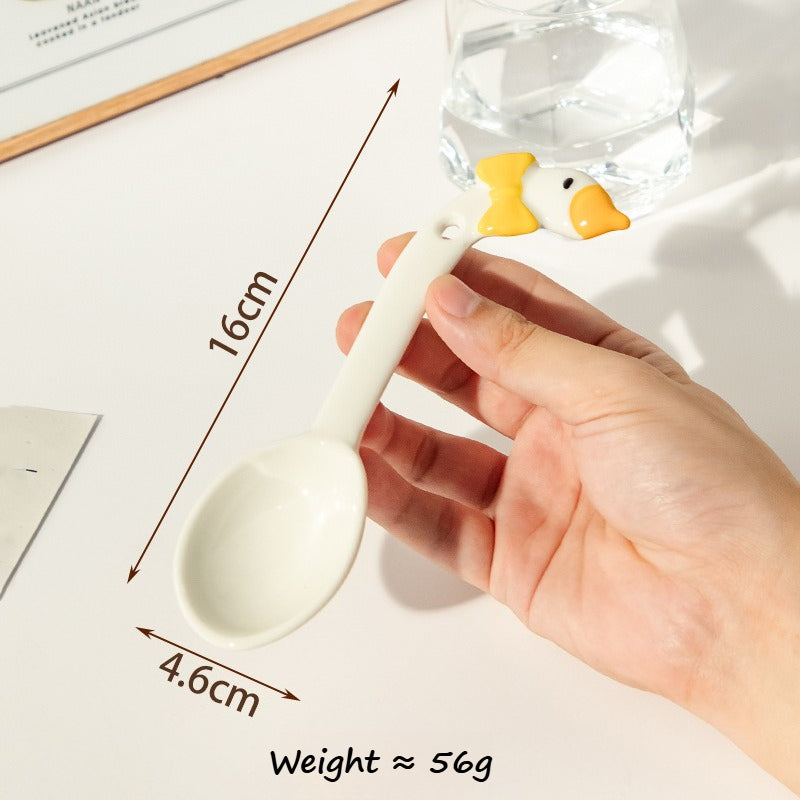 Cartoon Ceramic Dessert Spoon - Modomu