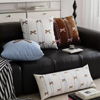 Korean Bow Throw Pillow Cover
