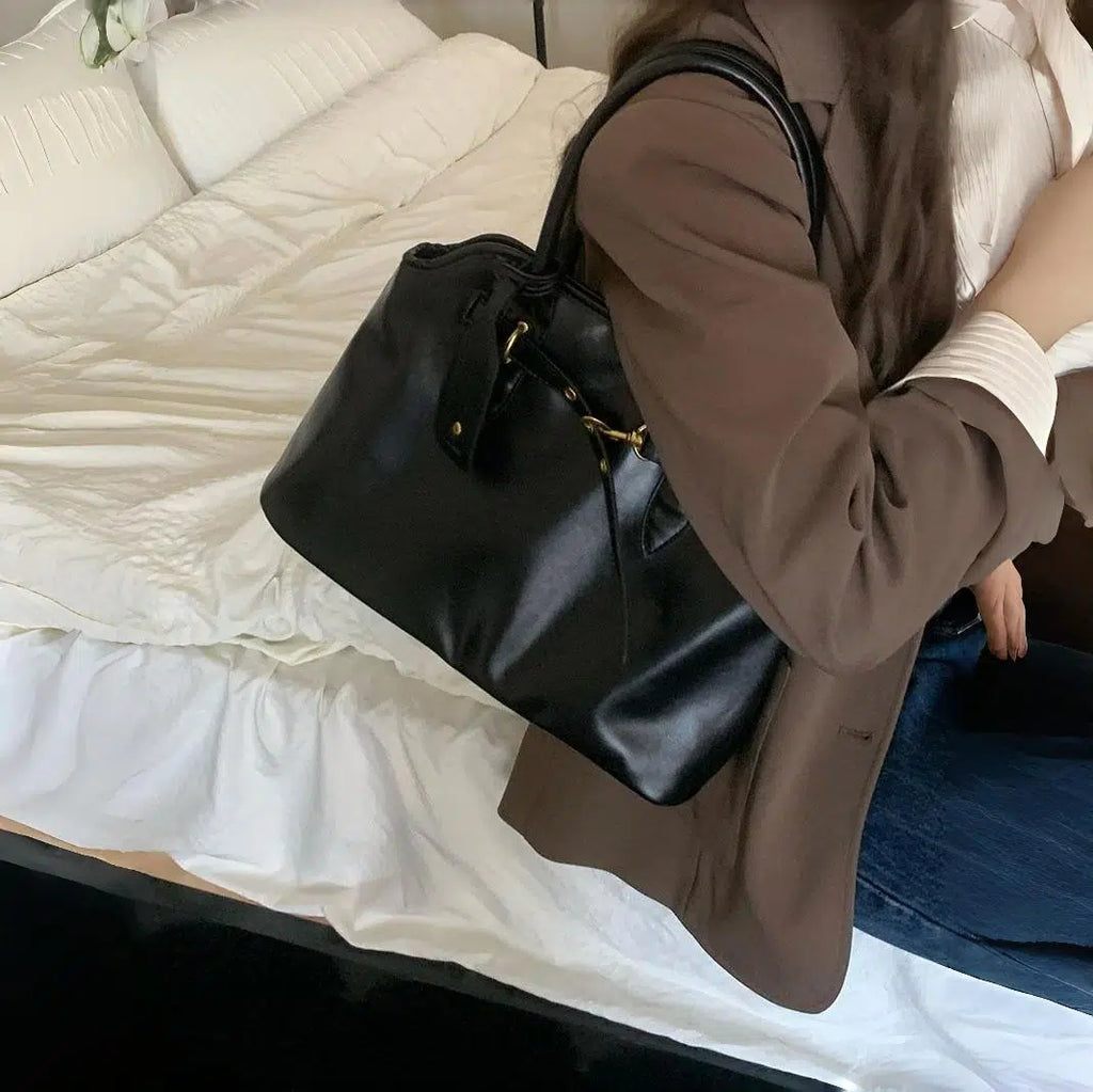 Retro Lazy Briefcase Tote Bag - Modomu