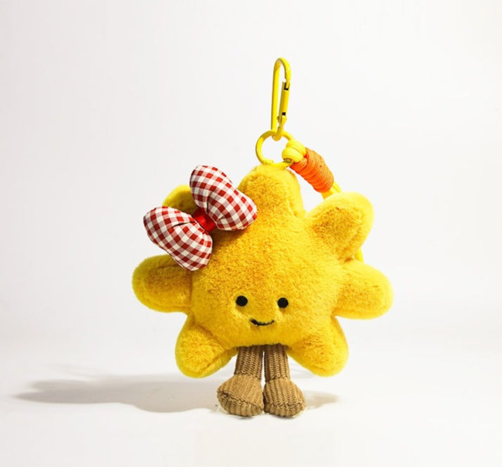 Sunflower Plush Bag Charm Keychain - Modomu