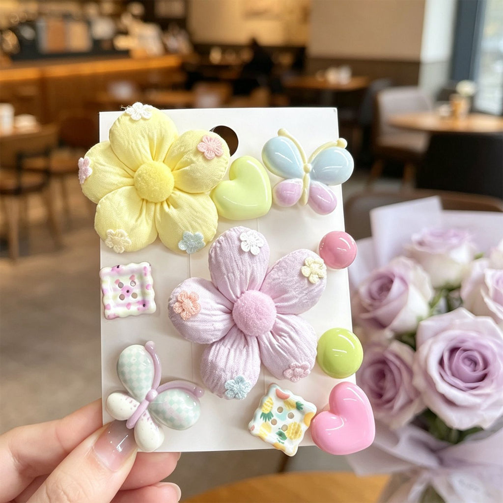 Gathered Petal Butterfly Charms